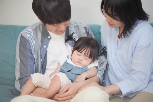 笑顔の家族