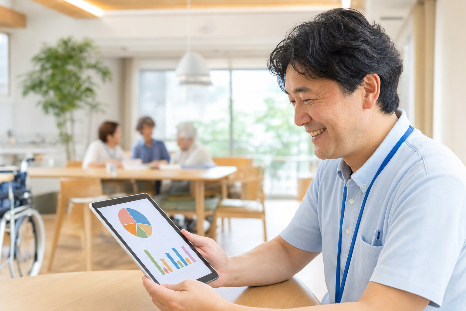 紹介元を確認して笑顔の管理者